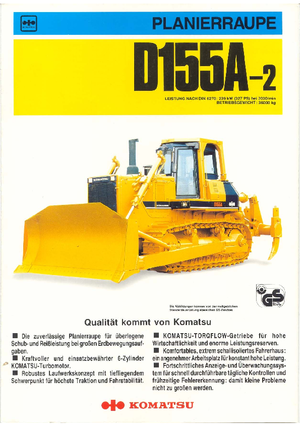 Buldożery Komatsu D155A-2