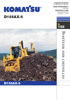 Buldożery Komatsu D155AX-5B