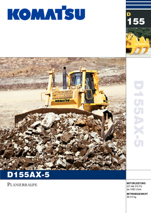 Buldożery Komatsu D155AX-5B