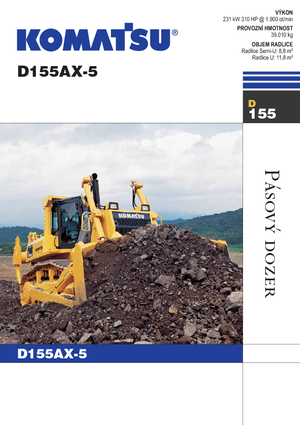 Buldożery Komatsu D155AX-5B