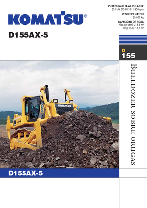 Buldożery Komatsu D155AX-5B