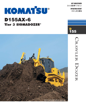 Buldożery Komatsu D155AX-6