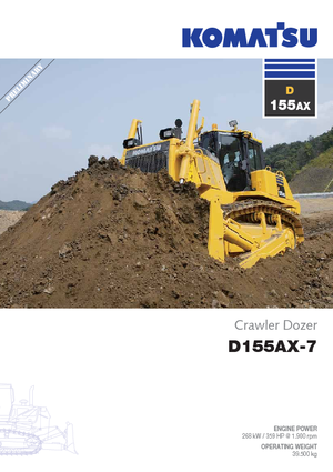 Buldożery Komatsu D155AX-7