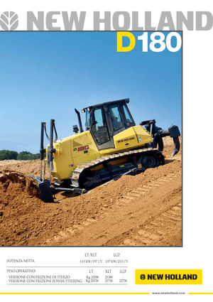 Buldożery New Holland D180B LT