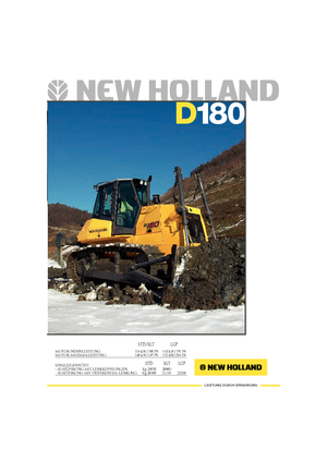 Buldożery New Holland D 180 LGP