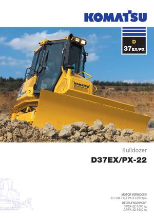 Buldożery Komatsu D37PX-22