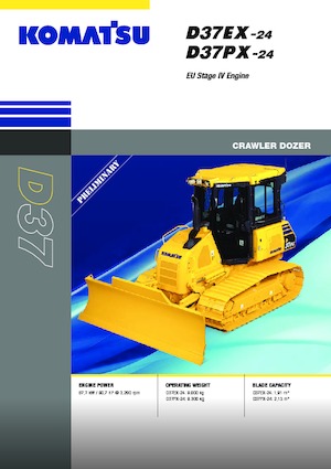 Buldożery Komatsu D37EX-24