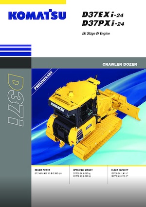 Buldożery Komatsu D37EXi-24