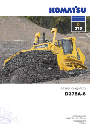 Buldożery Komatsu D375A-6