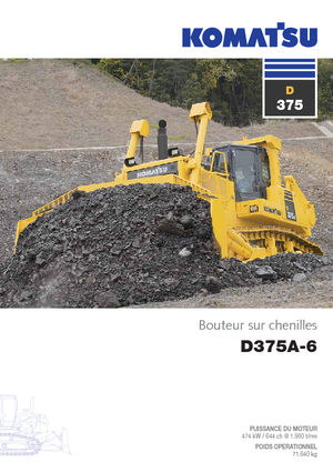 Buldożery Komatsu D375A-6