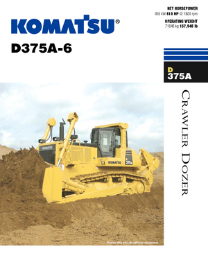Buldożery Komatsu D375A-6