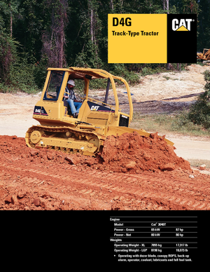 Buldożery Caterpillar D 4 G