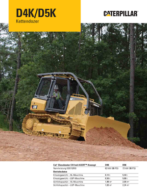 Buldożery Caterpillar D4K M