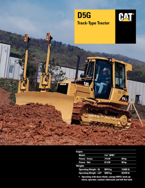 Buldożery Caterpillar D 5 G M