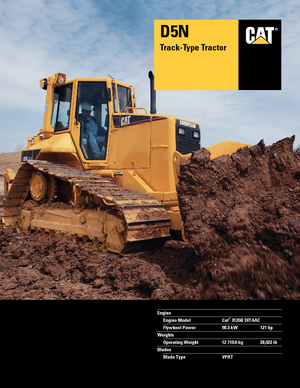 Buldożery Caterpillar D 5 N XLP