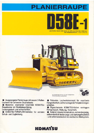 Buldożery Komatsu D58E-1P
