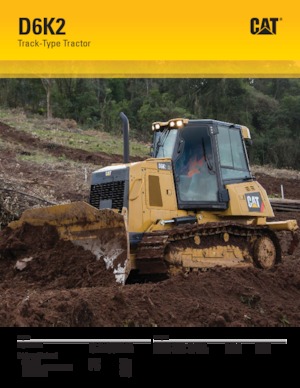 Buldożery Caterpillar D6K2 XL