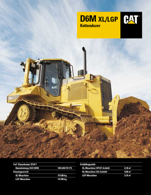 Buldożery Caterpillar D 6 M XLSU