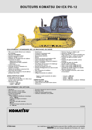 Buldożery Komatsu D61EX-12