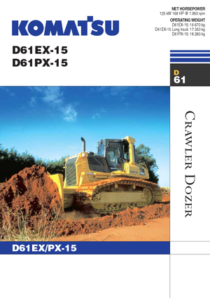 Buldożery Komatsu D61EX-15