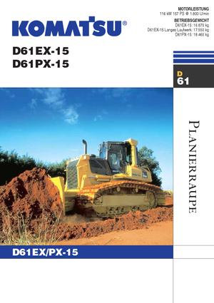 Buldożery Komatsu D61EX-15