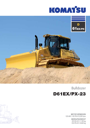 Buldożery Komatsu D61PX-23