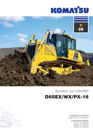 Buldożery Komatsu D65EX-16