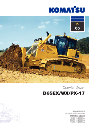 Buldożery Komatsu D65PX-17