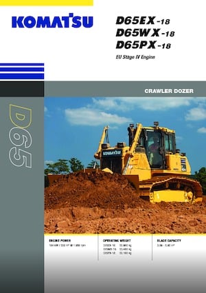 Buldożery Komatsu D65WX-18E0