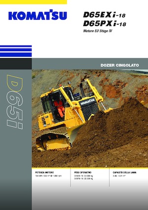 Buldożery Komatsu D65EXi-18