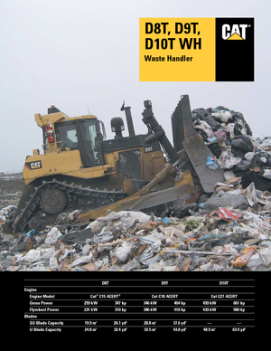 Buldożery Caterpillar D8T