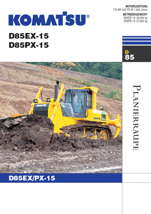 Buldożery Komatsu D85PX-15