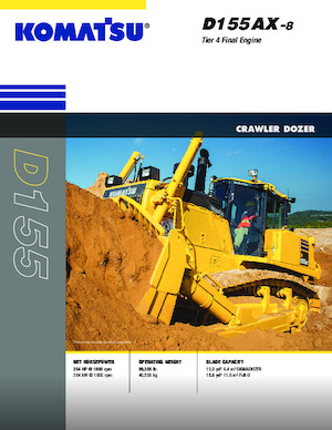 Buldożery Komatsu D155AX-8 WH