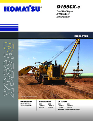 Buldożery Komatsu D155CX-8 K170