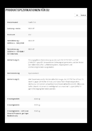 Buldożery Caterpillar D2 LGP