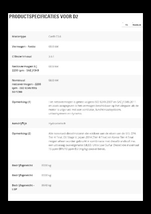 Buldożery Caterpillar D2 LGP