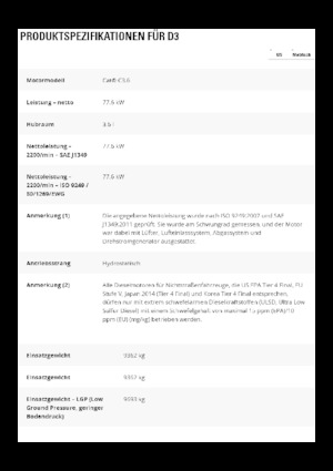 Buldożery Caterpillar D3 XL