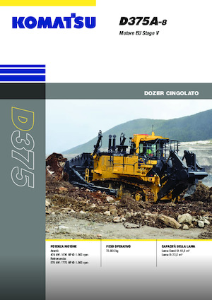 Buldożery Komatsu D375A-8E0