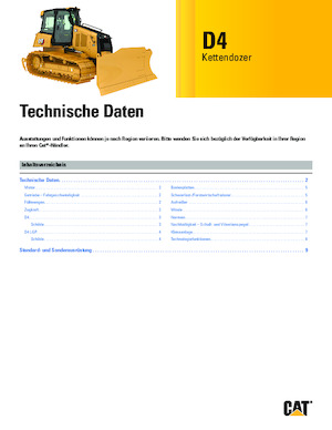 Buldożery Caterpillar D4 XL