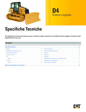 Buldożery Caterpillar D4 XL
