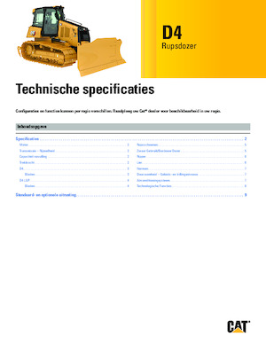 Buldożery Caterpillar D4 XL