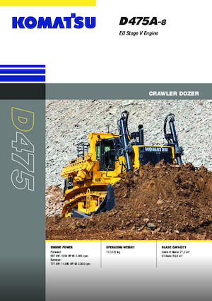 Buldożery Komatsu D475A-8E0