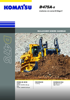 Buldożery Komatsu D475A-8E0