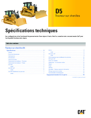 Buldożery Caterpillar D5 LPG VPAT