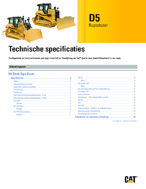 Buldożery Caterpillar D5 LPG VPAT