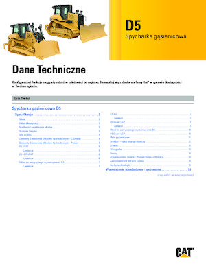 Buldożery Caterpillar D5 LPG VPAT