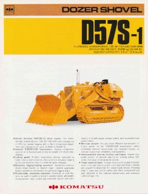 Buldożery Komatsu D57S-1