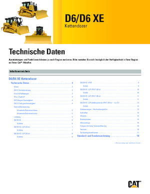 Buldożery Caterpillar D6