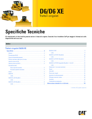 Buldożery Caterpillar D6