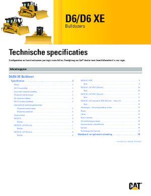 Buldożery Caterpillar D6